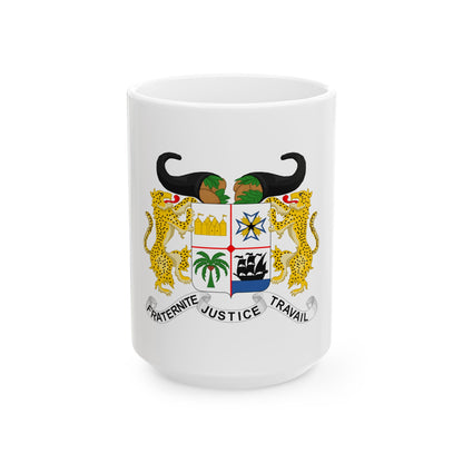 Coat of arms of Benin - White Coffee Mug