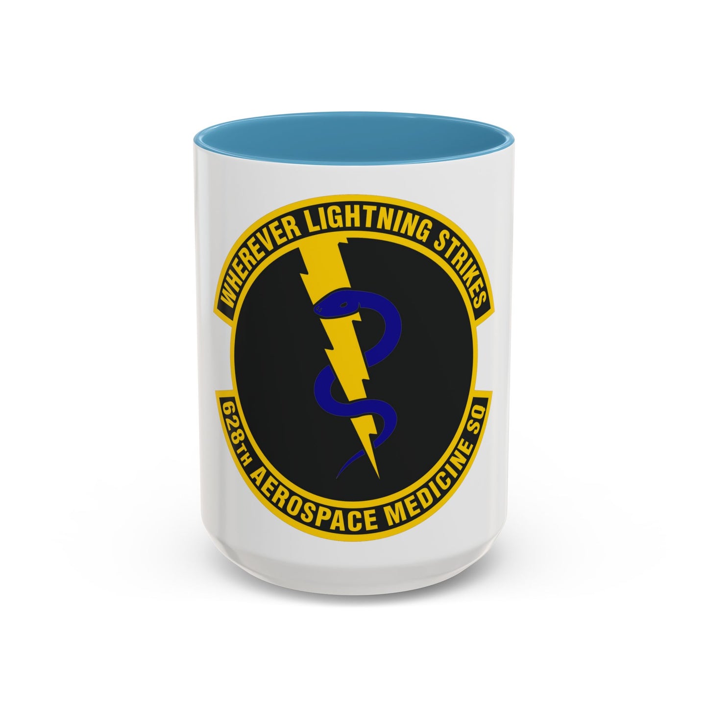 628th Aerospace Medicine Squadron (U.S. Air Force) Accent Coffee Mug