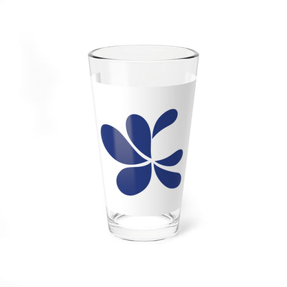 Flag of Takashima Shiga (Japan) Pint Glass 16oz