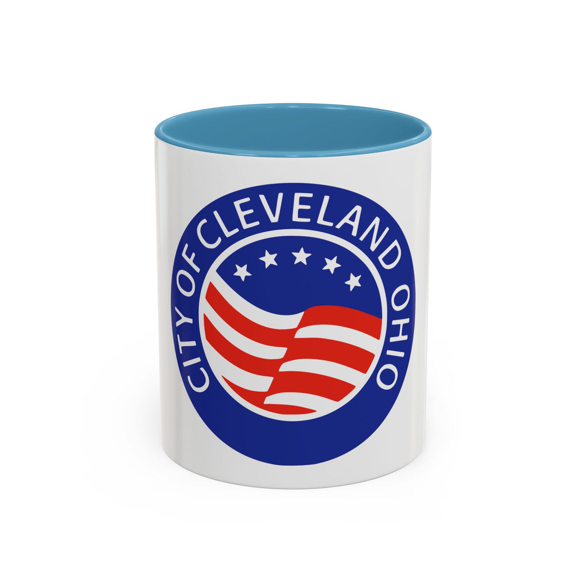 Seal of Cleveland Ohio - Accent Coffee Mug