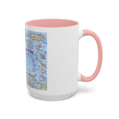 West Indies (1962) (Map) Accent Coffee Mug