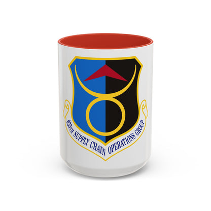 635th Supply Chain Operations Group (U.S. Air Force) Accent Coffee Mug