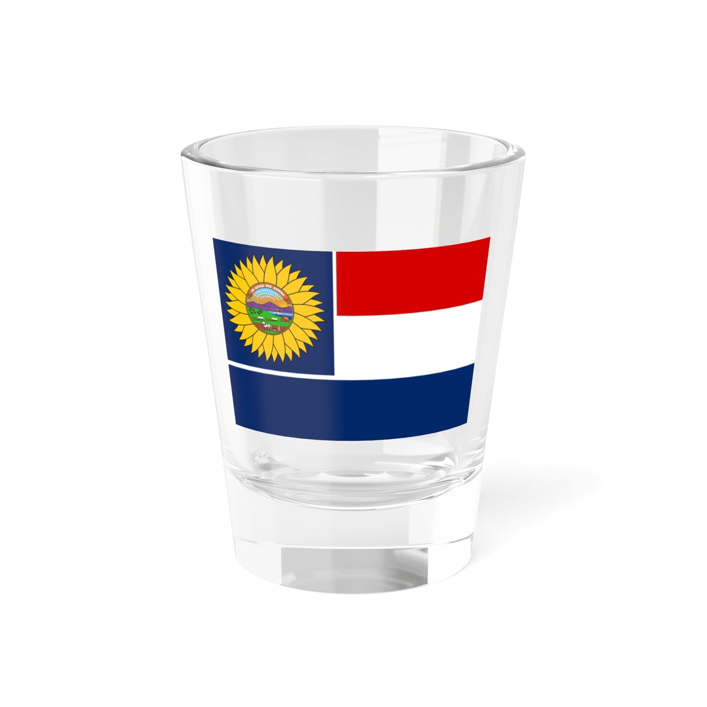 Esther Northrups proposed flag for Kansas (United States) Shot Glass 1.5oz