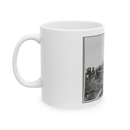 Building Stockade, Alexandria, Va. (U.S. Civil War) White Coffee Mug