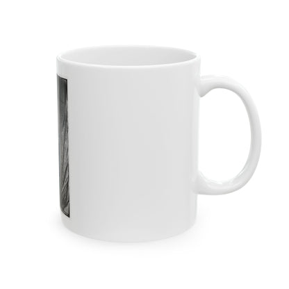 Asst. Surg. Luther Brusie, 3rd Ind Cav 001 (U.S. Civil War) White Coffee Mug