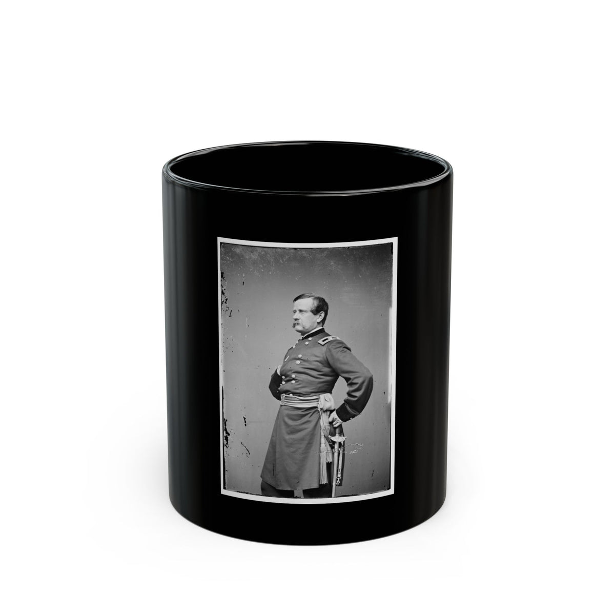 Brig. Gen. J.H. Van Allen (U.S. Civil War) Black Coffee Mug