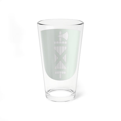 Wappen St. Gallen matt 2010 (Switzerland) (Coat of Arms) Pint Glass 16oz
