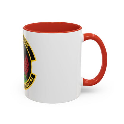 704th Communications Squadron (U.S. Air Force) Accent Coffee Mug