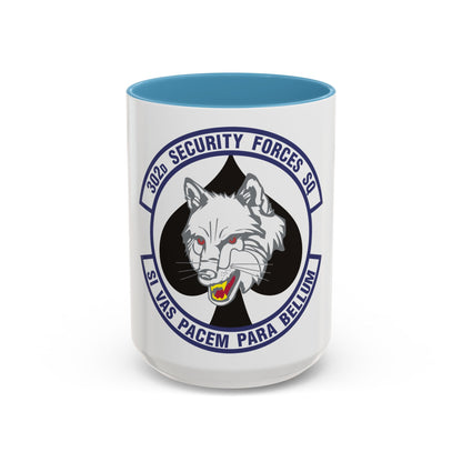 302d Security Forces Squadron (U.S. Air Force) Accent Coffee Mug