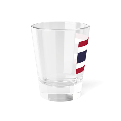 Flag of Thailand pure white (Thailand) Shot Glass 1.5oz
