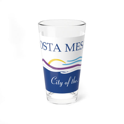 Flag of Costa Mesa California (United States) Pint Glass 16oz