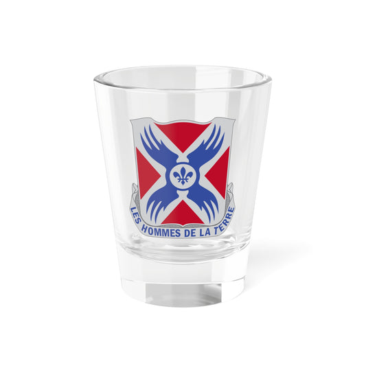 Verre à liqueur du bataillon du génie 877 (armée américaine) 1,5 oz