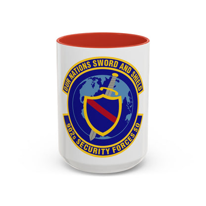 902d Security Forces Squadron (U.S. Air Force) Accent Coffee Mug