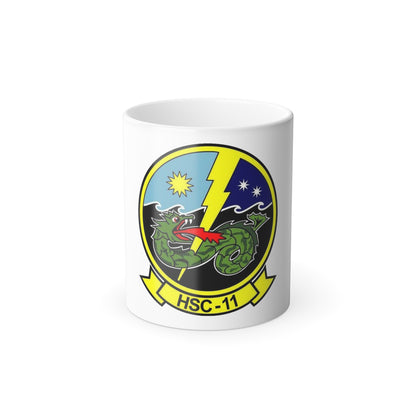 HSC 11 Helicopter Sea Combat Squadron 11 (U.S. Navy) Color Changing Mug 11oz