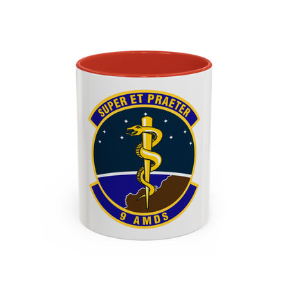 9th Aerospace Medicine Squadron (U.S. Air Force) Accent Coffee Mug