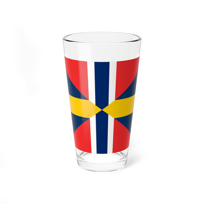 Sweden-Norway Union Flag (Estonia) Pint Glass 16oz