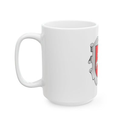 Coat of arms of the Ministry of the Interior of Lithuania - White Coffee Mug