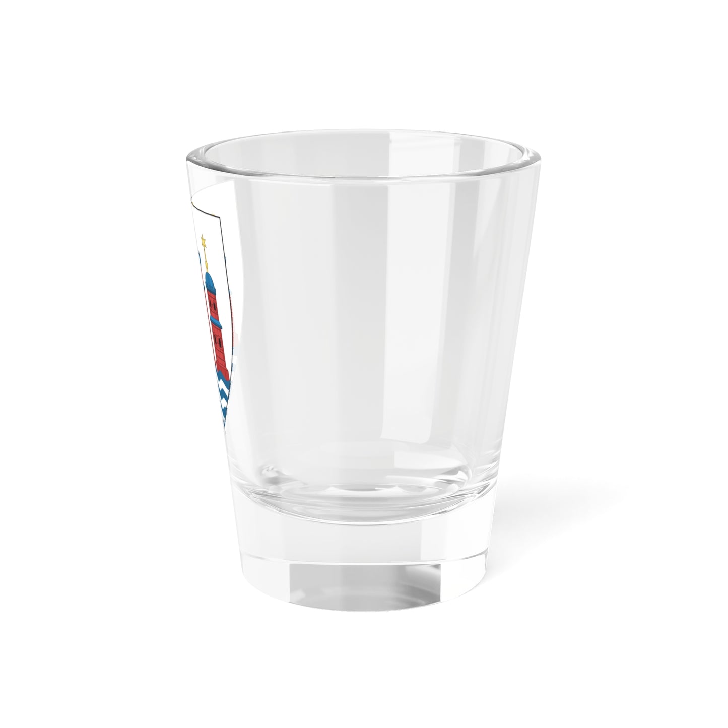 Lesser coat of arms of Copenhagen (Denmark) (Coat of Arms) Shot Glass 1.5oz