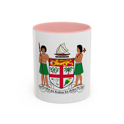 Coat of arms of Fiji - Accent Coffee Mug