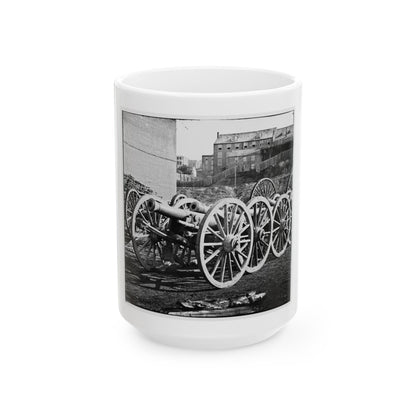 Unknown Location. 6-Pdr. Field Gun, Model 1841 (U.S. Civil War) White Coffee Mug