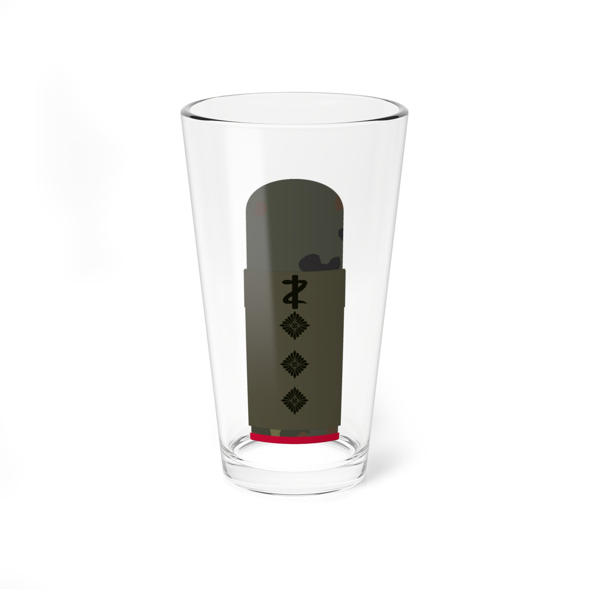 HA OS5 43c Stabsarzt i.G. ZM L (Military Rank) Pint Glass 16oz