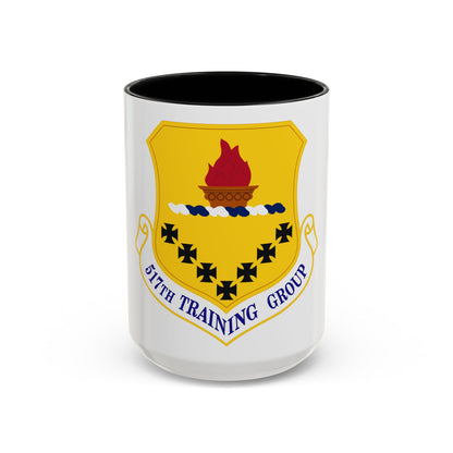 517 Training Group AETC (U.S. Air Force) Accent Coffee Mug