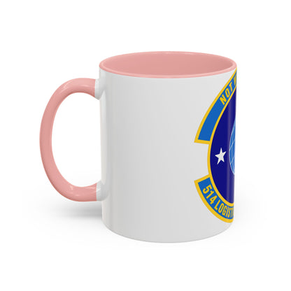 514 Logistics Readiness Squadron AFRC (U.S. Air Force) Accent Coffee Mug