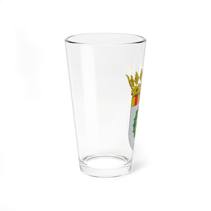 Escudo del Campo de Belchite (Spain) (Coat of Arms) Pint Glass 16oz