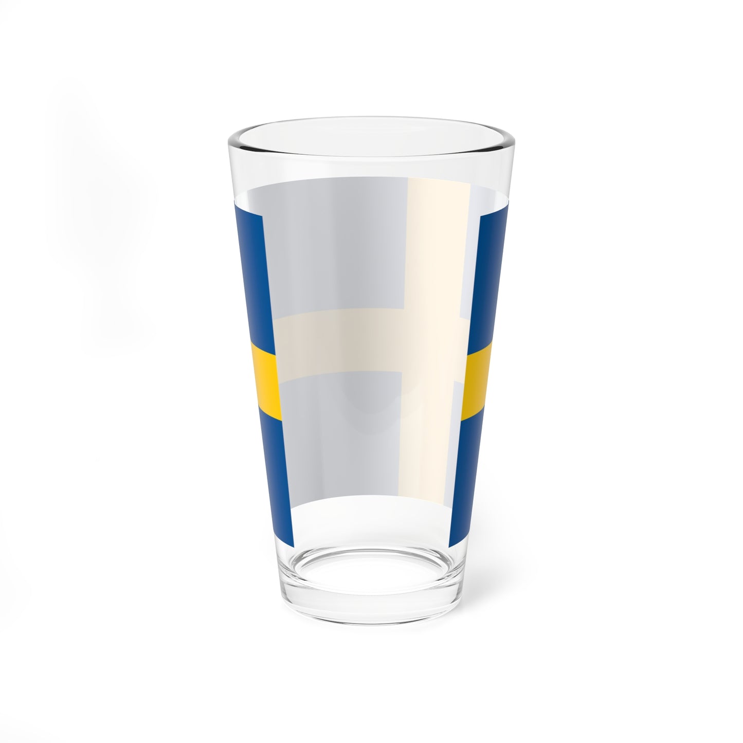 Flag of Sweden (Sweden) Pint Glass 16oz