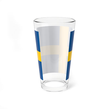Flag of Sweden (Sweden) Pint Glass 16oz