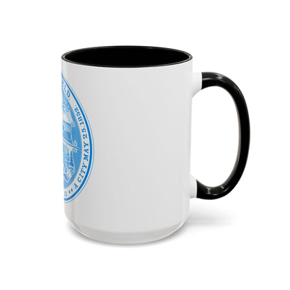 Seal of Springfield Massachusetts - Accent Coffee Mug
