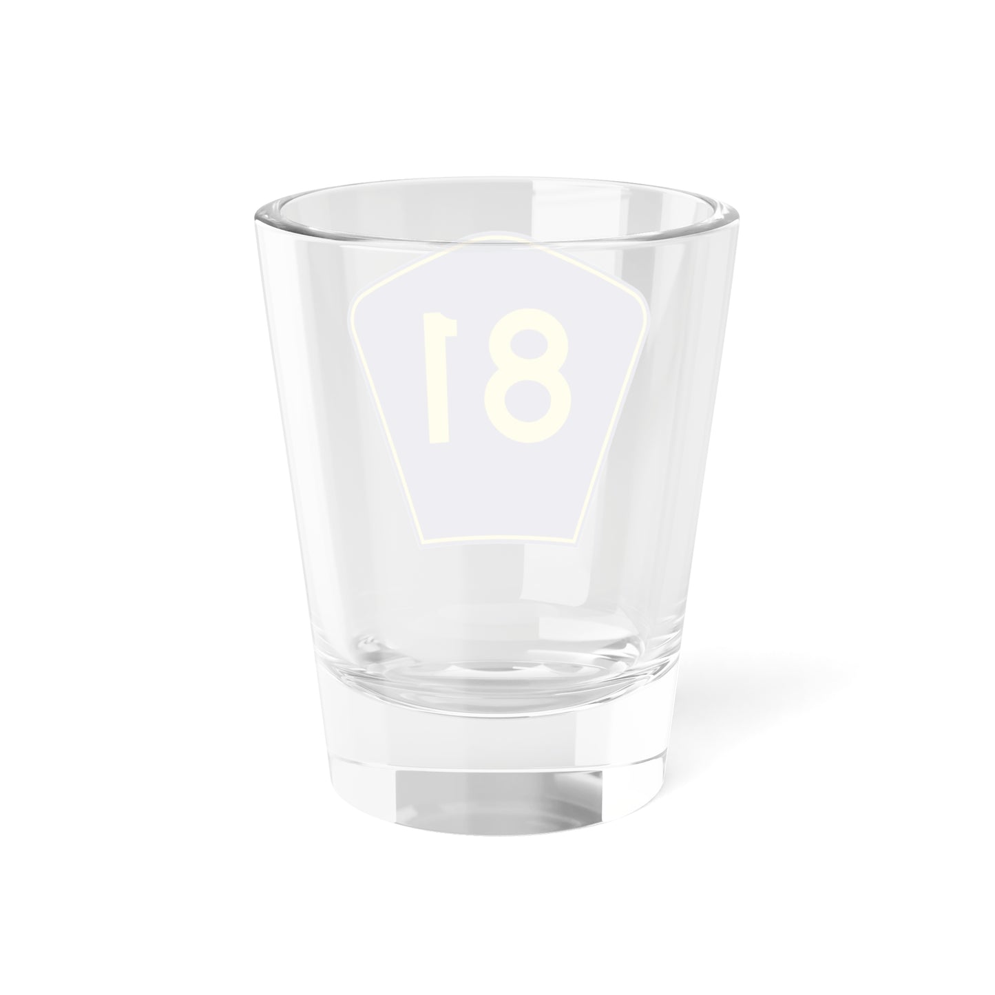PR secondary 81 (Puerto Rico) (Road Sign) Shot Glass 1.5oz