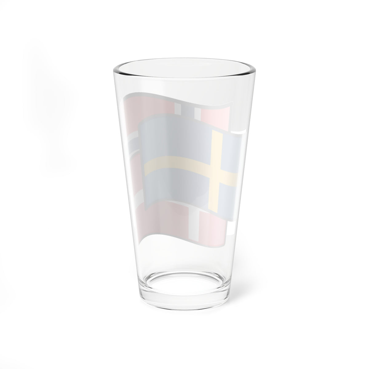 Scandinavia flags Sweden (Norway) Pint Glass 16oz