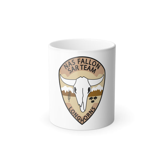 NAS Fallon SAR Longhorns (U.S. Navy) Color Changing Mug 11oz