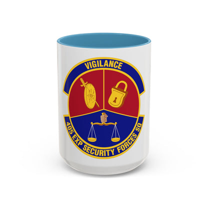 405th Expeditionary Security Forces Squadron (U.S. Air Force) Accent Coffee Mug