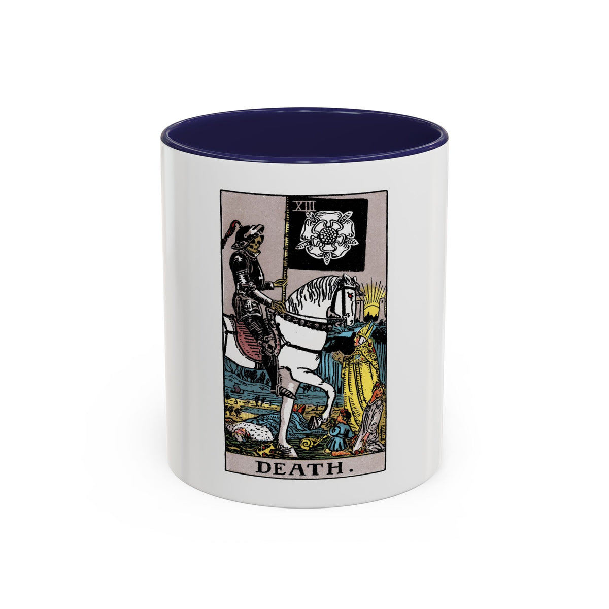 Death (Tarot Card) Accent Coffee Mug