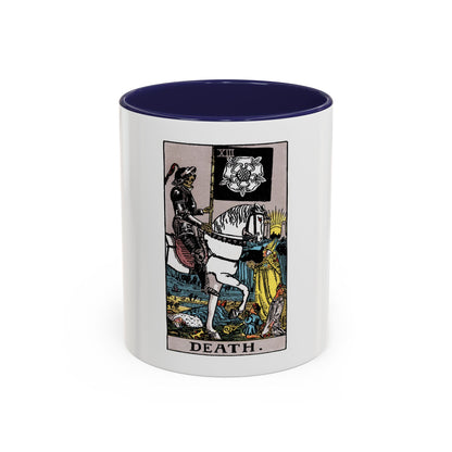 Death (Tarot Card) Accent Coffee Mug