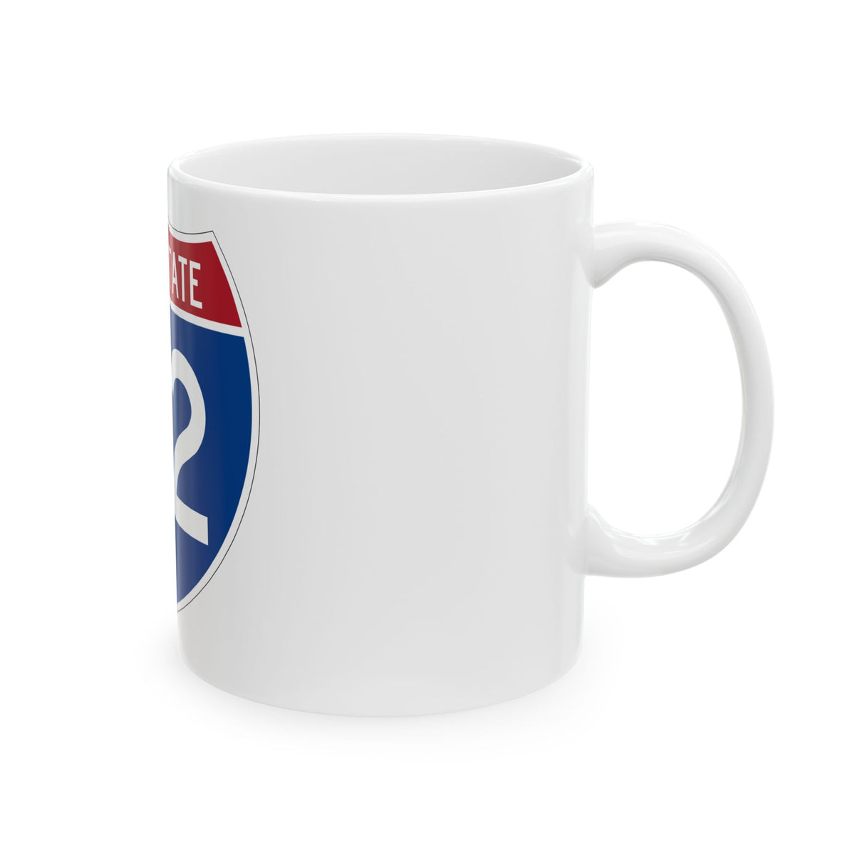 Interstate 22 (U.S. Highways) White Coffee Mug