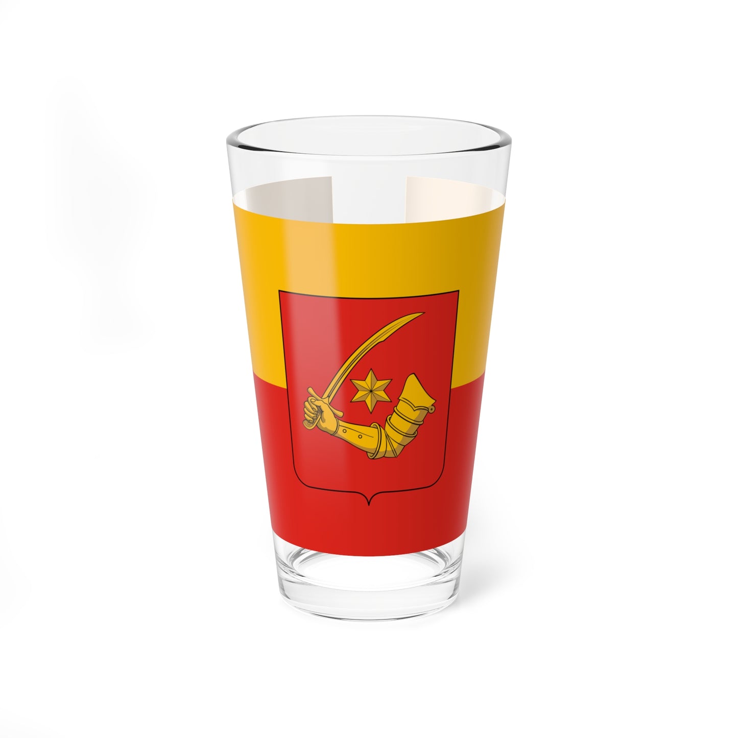 Flag of Olmod (Hungary) Pint Glass 16oz