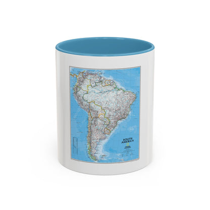 South America (2007) (Map) Accent Coffee Mug
