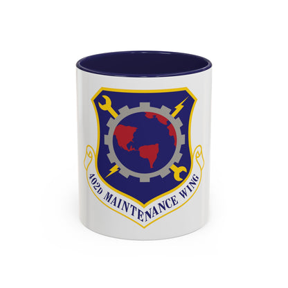 402d Maintenance Wing (U.S. Air Force) Accent Coffee Mug
