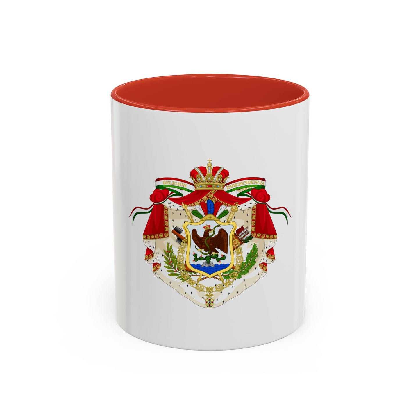 Coat of Arms of the First Mexican Empire - Accent Coffee Mug
