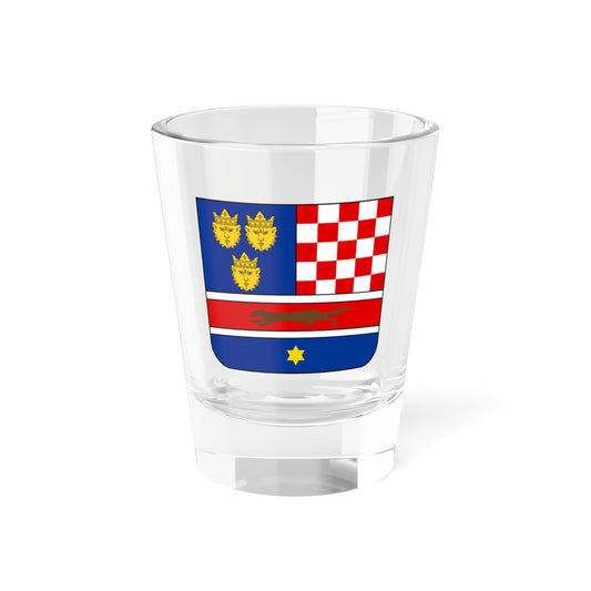 Coat of arms of Croatia (State of Slovenes, Croats and Serbs) - Shot Glass 1.5oz