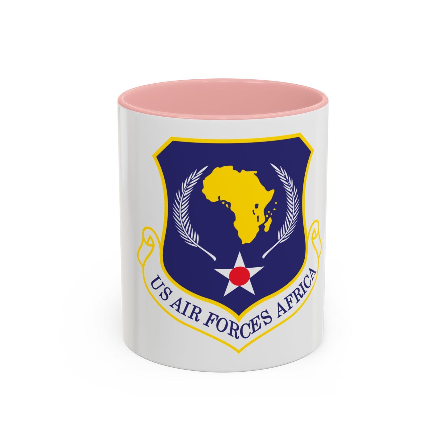 USAF Africa (U.S. Air Force) Accent Coffee Mug