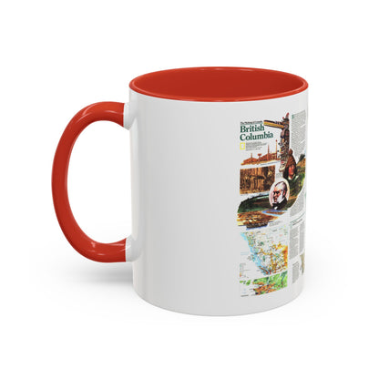 Canada - British Columbia 2 (1992) (Map) Accent Coffee Mug
