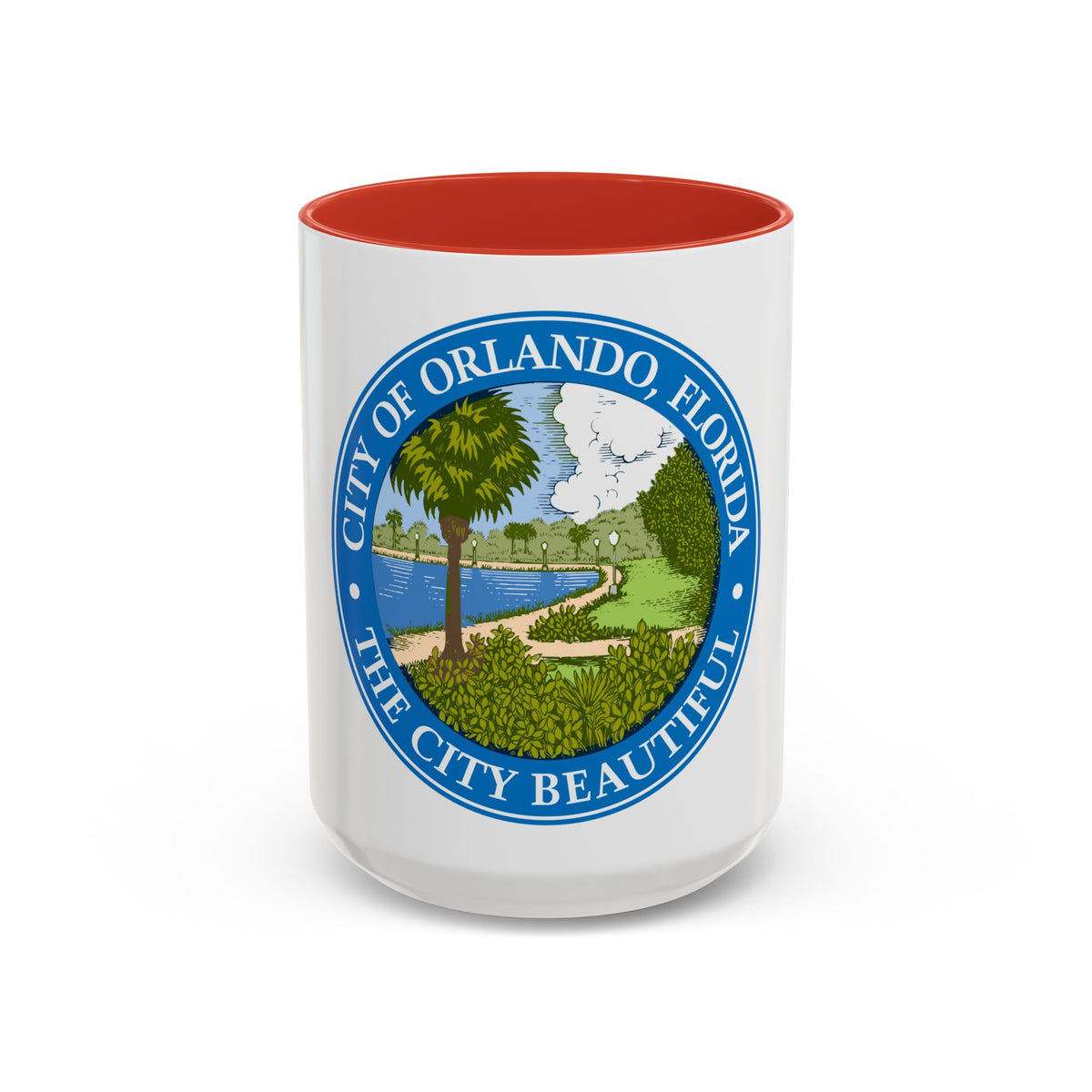 Seal of Orlando Florida - Accent Coffee Mug