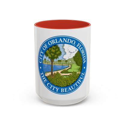 Seal of Orlando Florida - Accent Coffee Mug