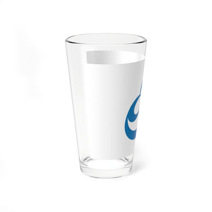 Flag of Ōnan Shimane (Japan) Pint Glass 16oz