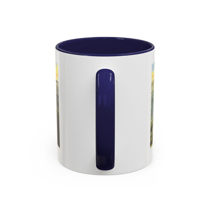 Central America - Panama Canal (1912) (Map) Accent Coffee Mug