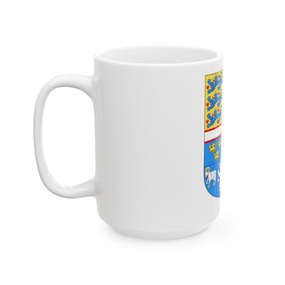 Royal arms of Denmark - White Coffee Mug